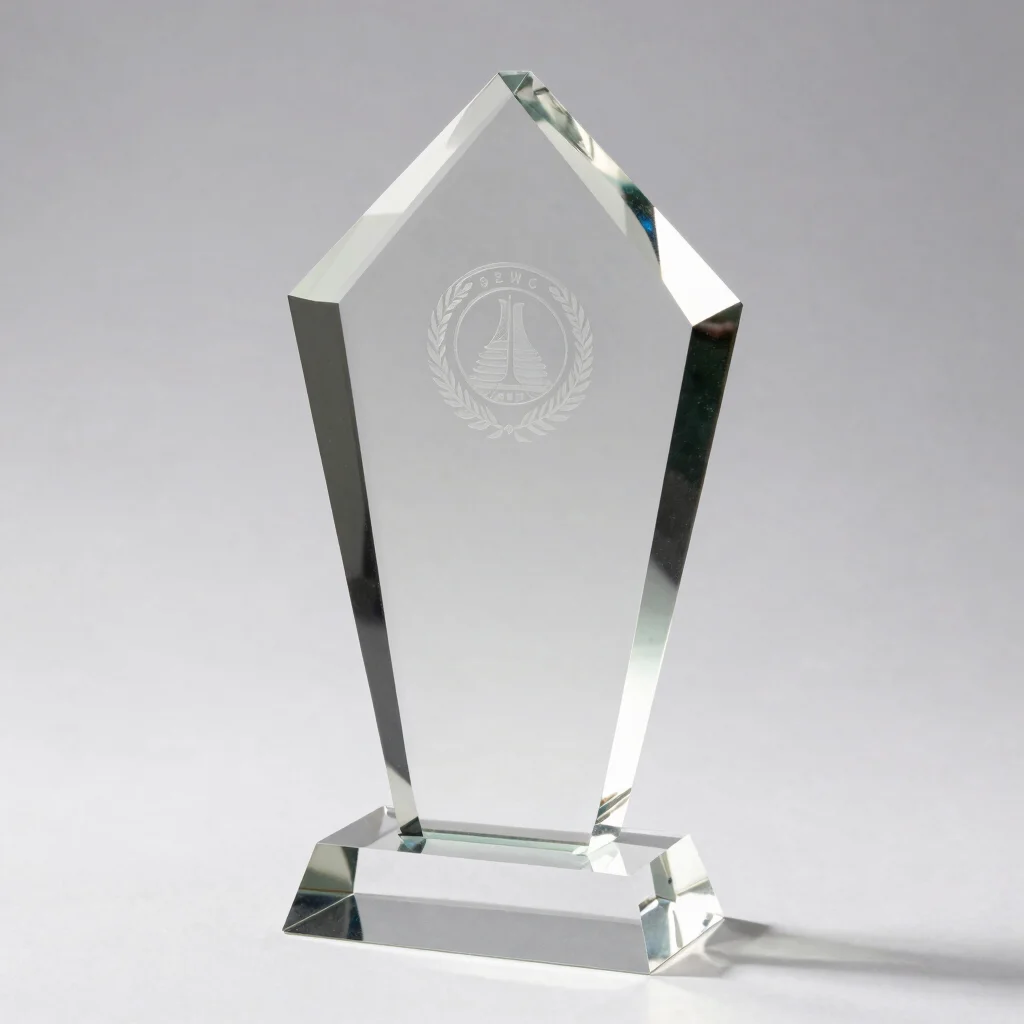 Optic Crystal Award Trophy